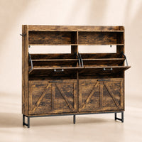 Avalon Shoe Storage Cabinet with 2 Flip Drawers