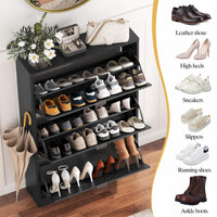 Linea Storage Cabinet with 3 Flip Drawers