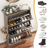 Linea Storage Cabinet with 3 Flip Drawers
