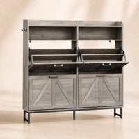 Avalon Shoe Storage Cabinet with 2 Flip Drawers