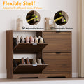 Linea Shoe Cabinet with 4 Flip Drawers