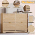 Linea Shoe Cabinet with 4 Flip Drawers