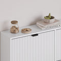 Linea Shoe Cabinet with 4 Flip Drawers