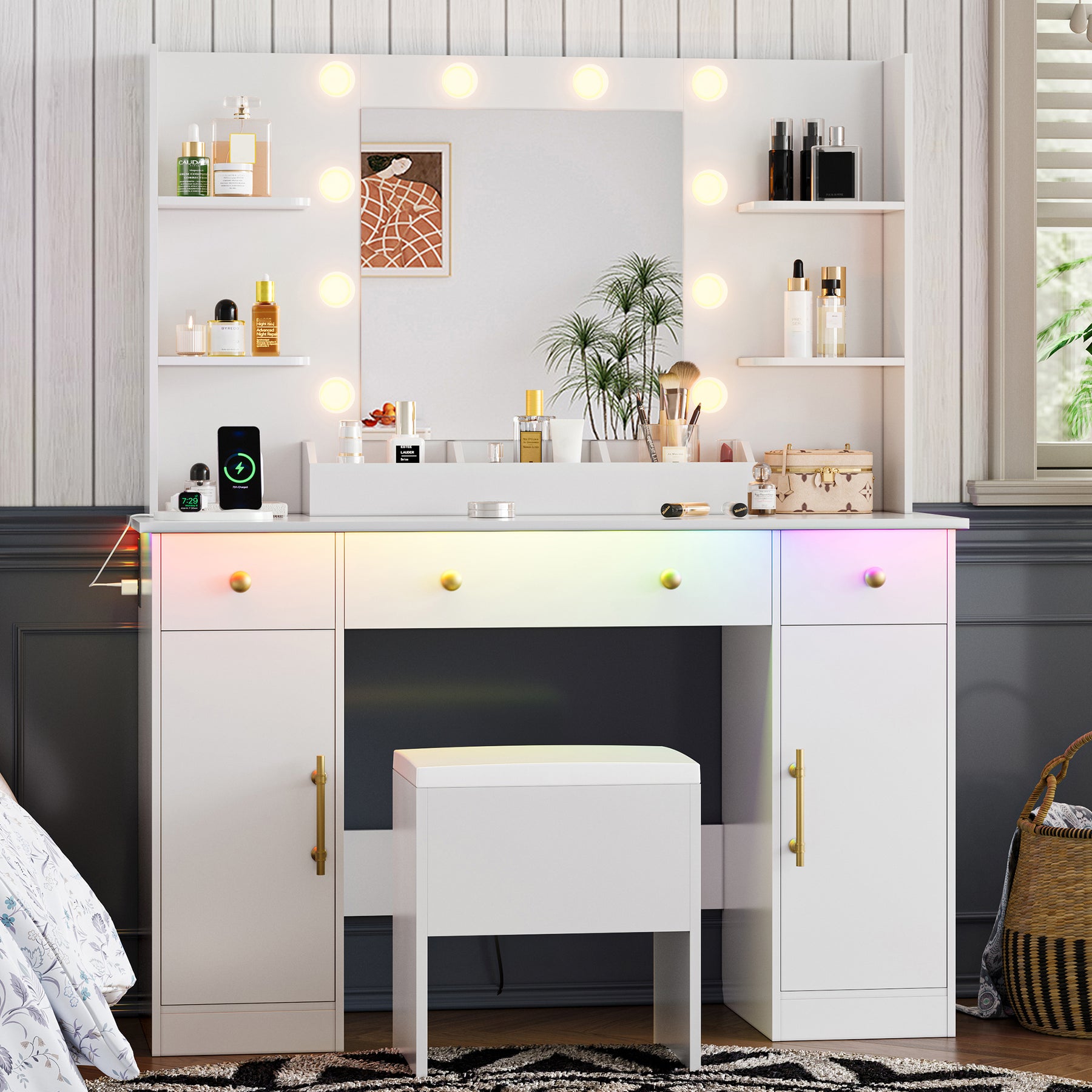 Anymaples Premium Vanity with Storage