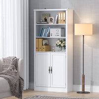 The Serene Slim Tower | Minimalist Vertical Open Bookshelf
