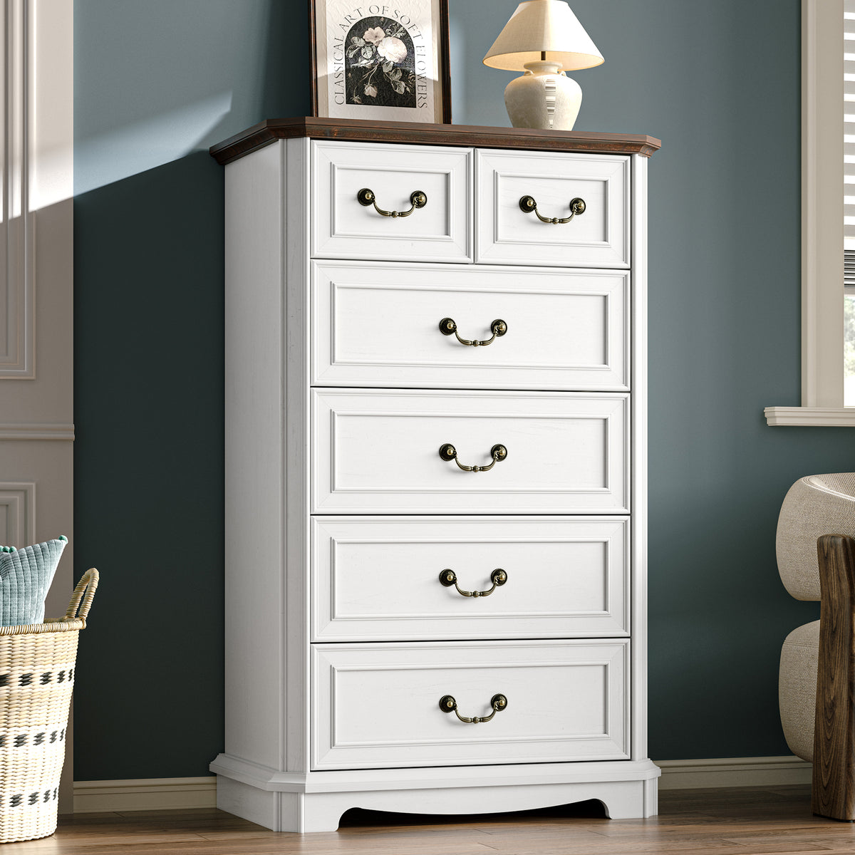 Alden 28" Tall 7-Drawer Chest
