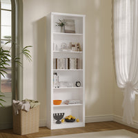 Tall Bookshelf, 6-Tier Bookcase