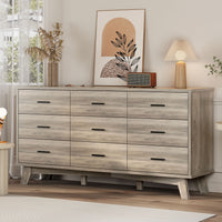 Axton 9-Drawer Wide Dresser