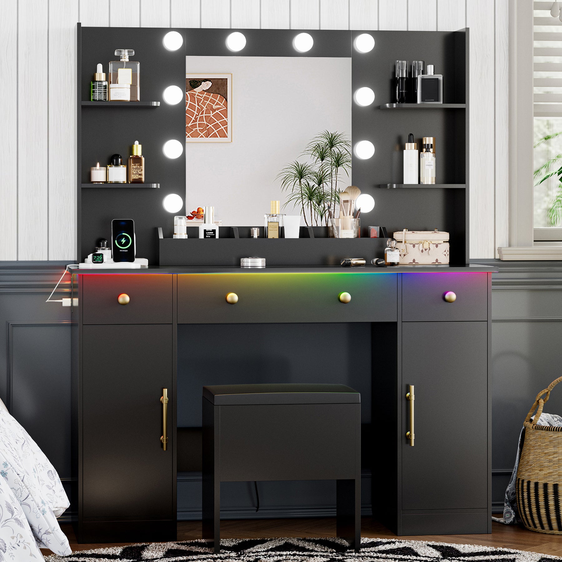 Anymaples Premium Vanity with Storage