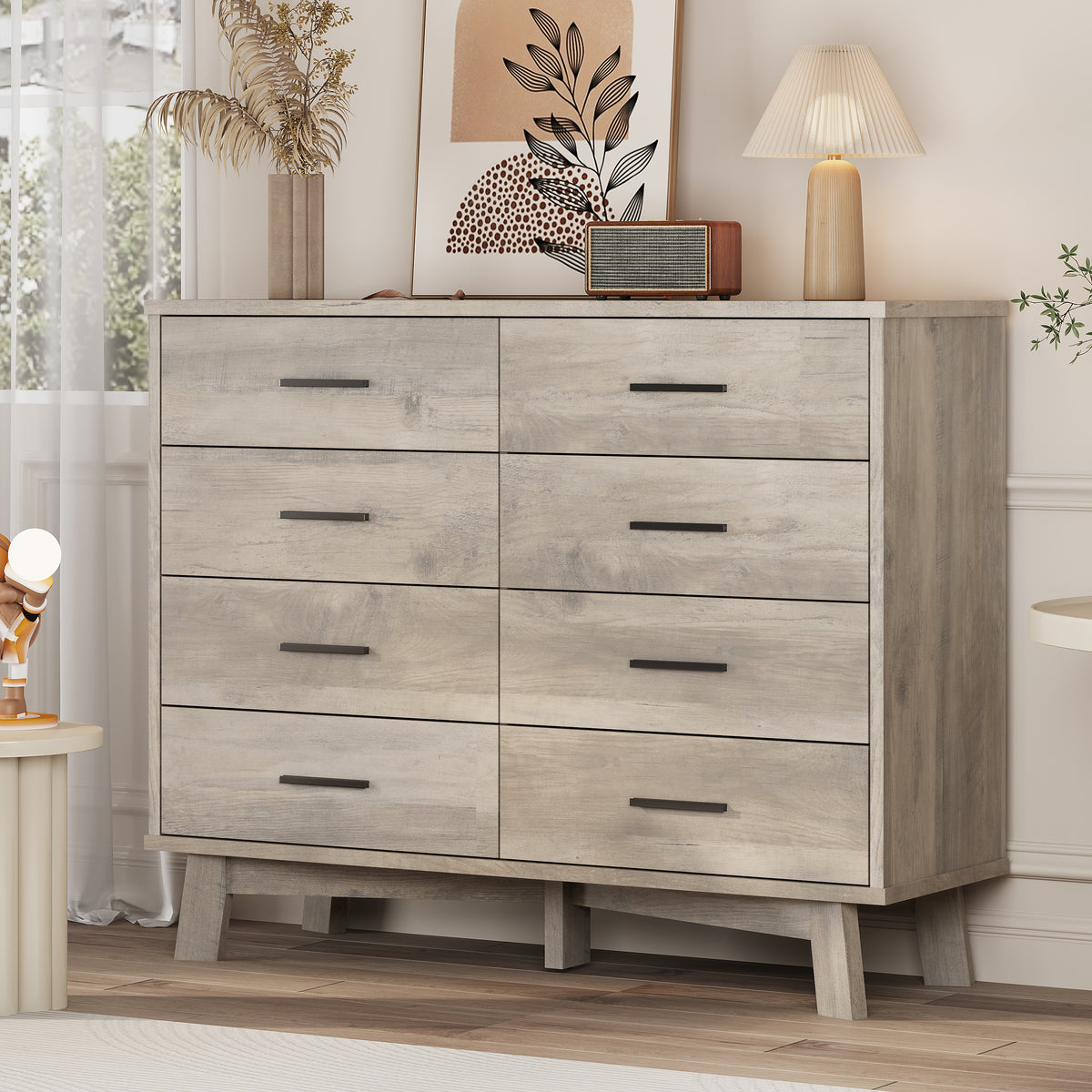 Axton 8-Drawer Wide Dresser