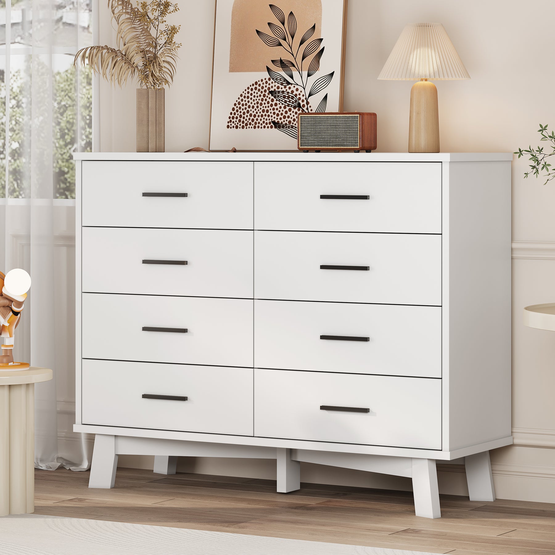 Axton 8-Drawer Wide Dresser