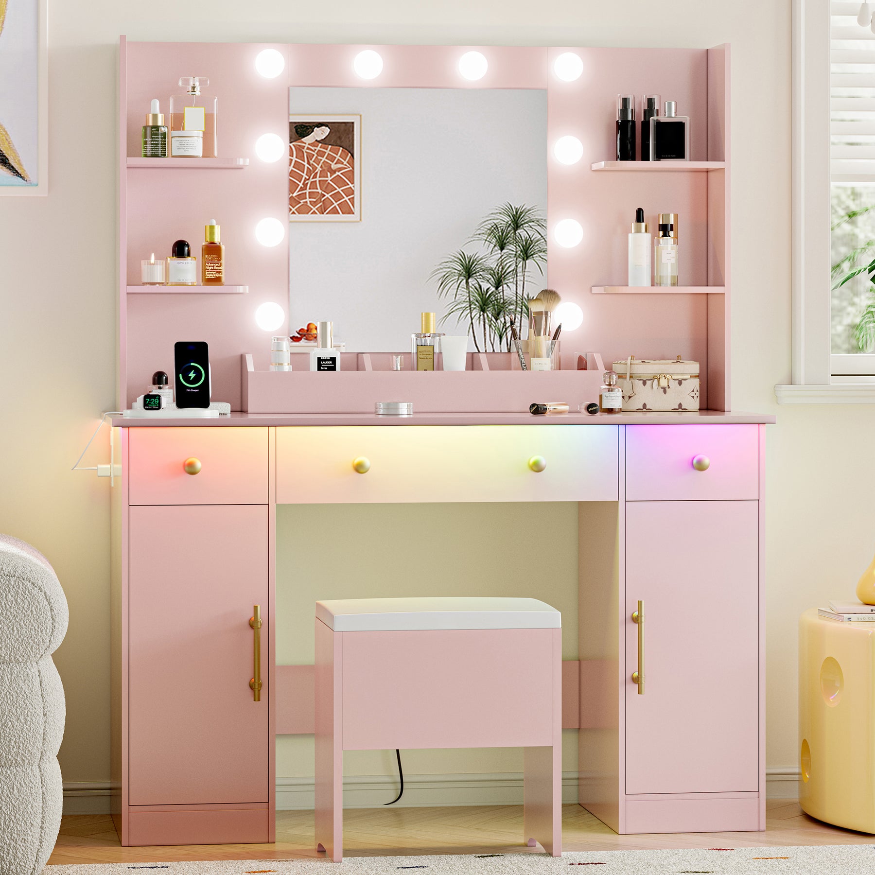 Anymaples Premium Vanity with Storage