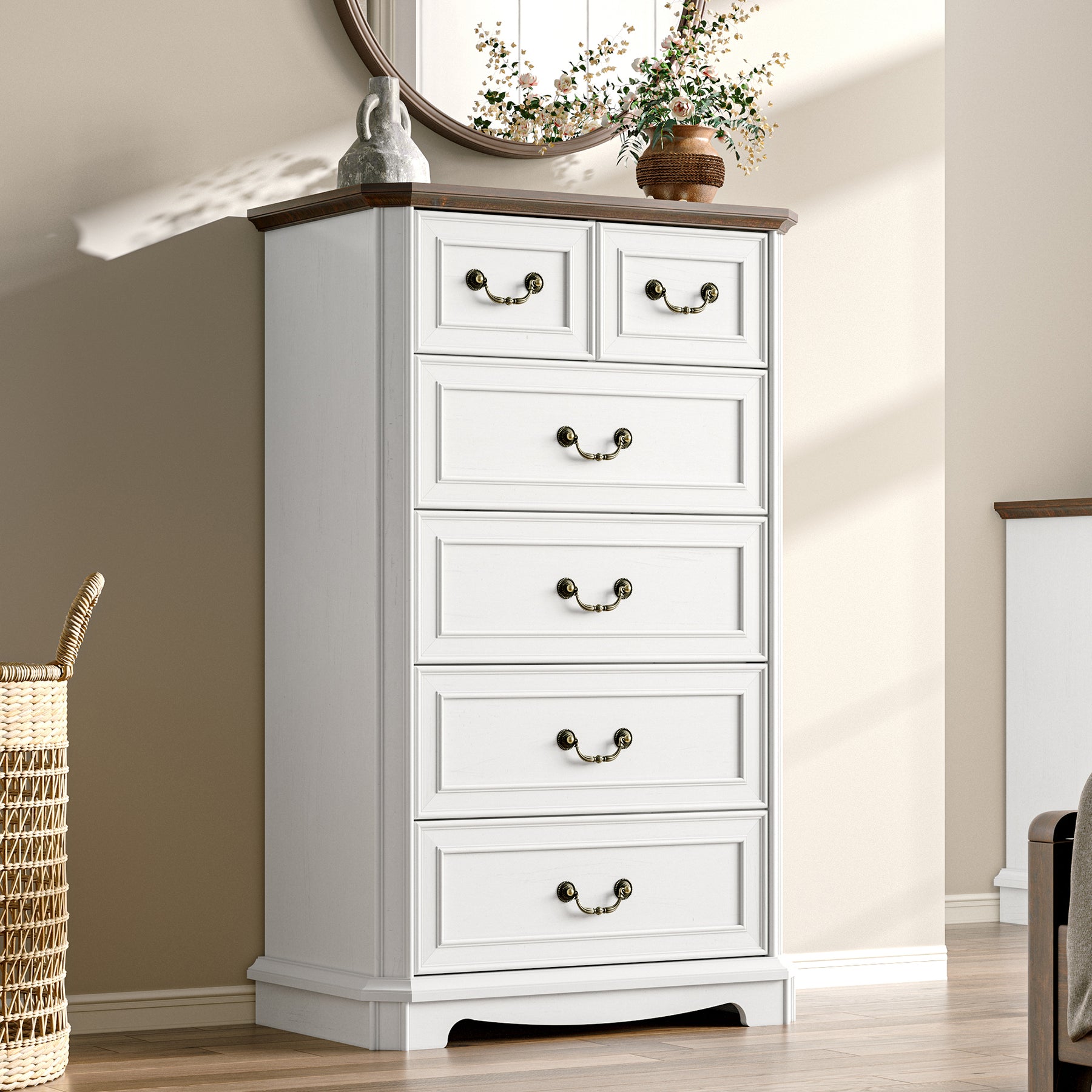 Alden 28" Tall 6-Drawer Chest