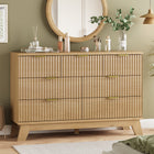 Linear Fluted 7-Drawer Dresser