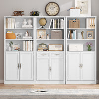 The Serene Slim Tower | Minimalist Vertical Open Bookshelf