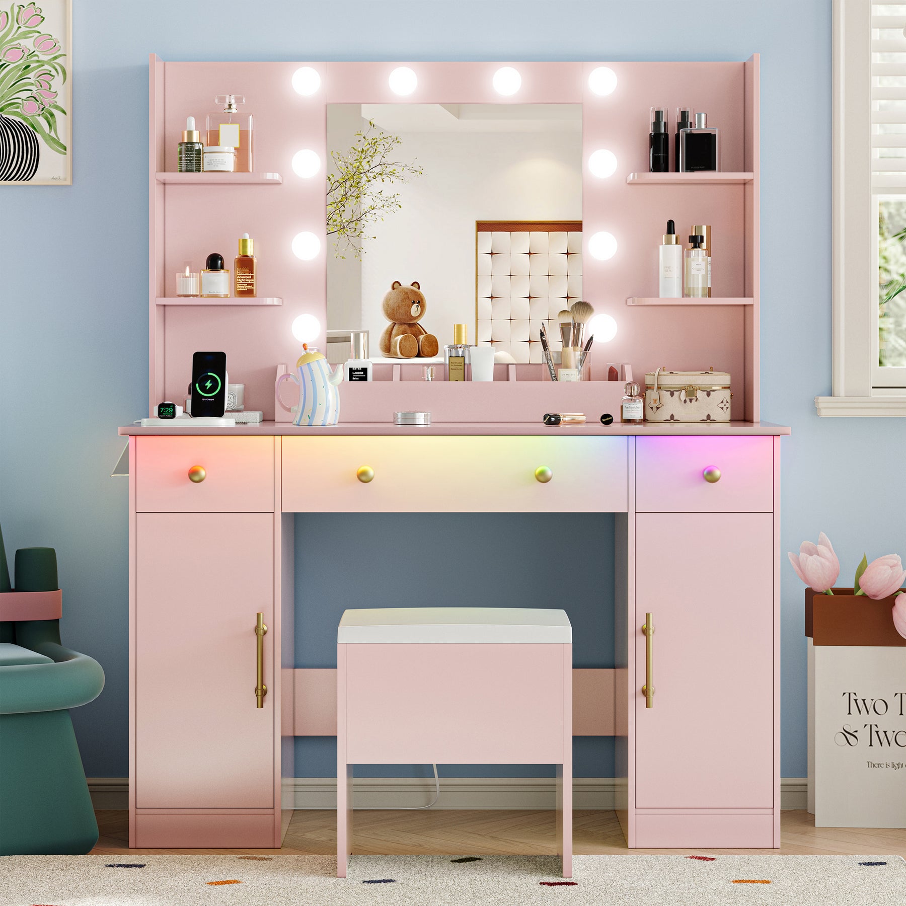 Anymaples Premium Vanity with Storage