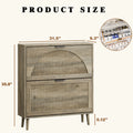 Elora gray oak finish slim shoe cabinet dimensions: 31.5 in W x 9.3 in D x 35.8 in H