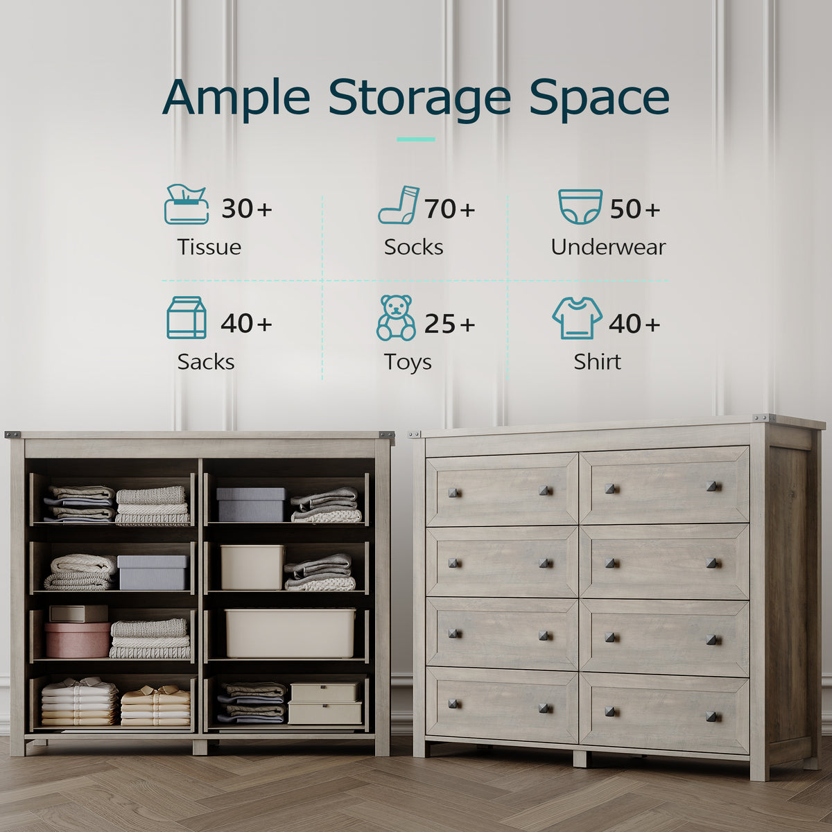 Ashford Tall 8-Dresser