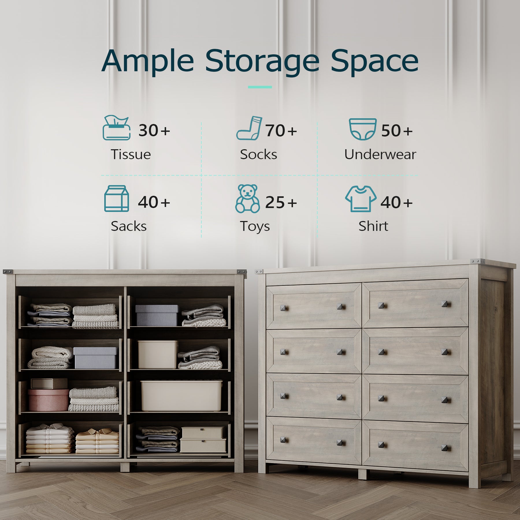 Ashford Tall 8-Dresser