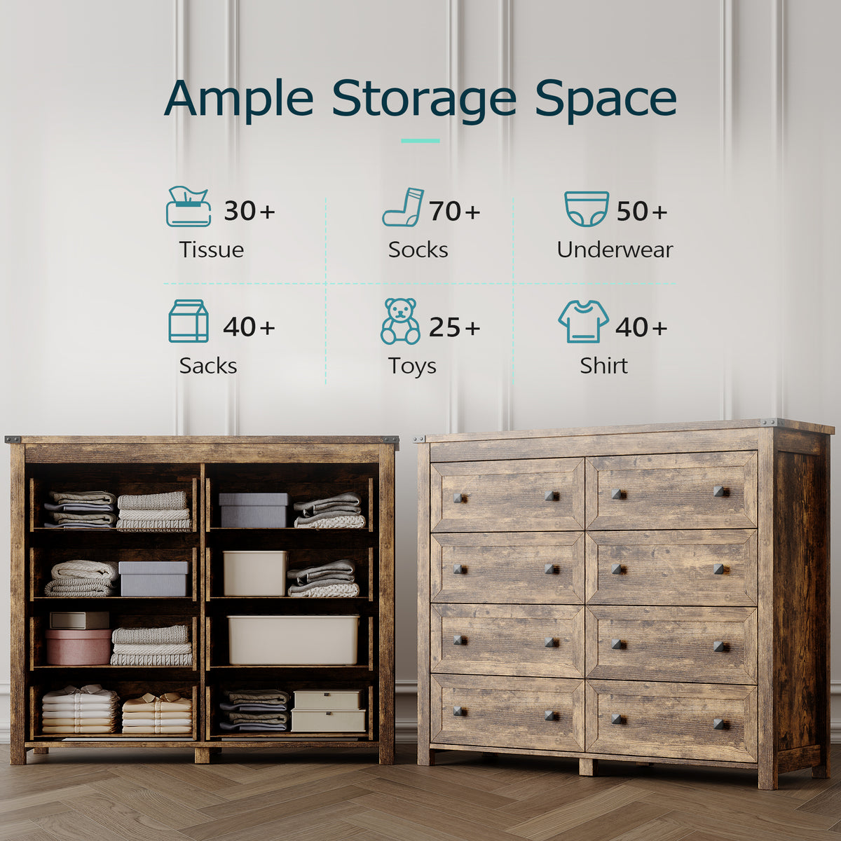 Ashford Tall 8-Dresser