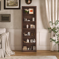 Tall Bookshelf, 6-Tier Bookcase