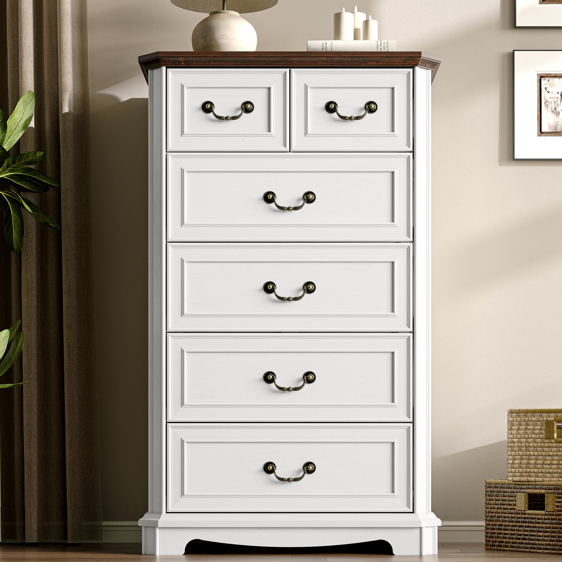 Alden 28" Tall 6-Drawer Chest