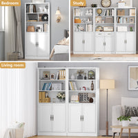 The Serene Slim Tower | Minimalist Vertical Open Bookshelf