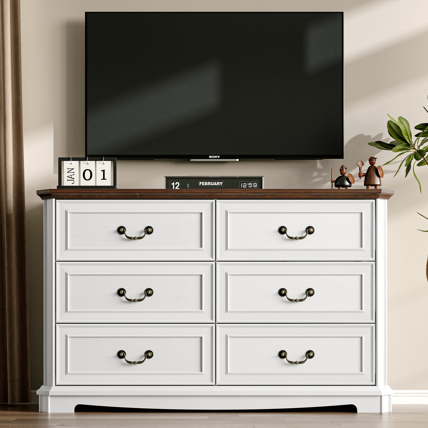 Alden 48" Wide 6-Drawer Dresser