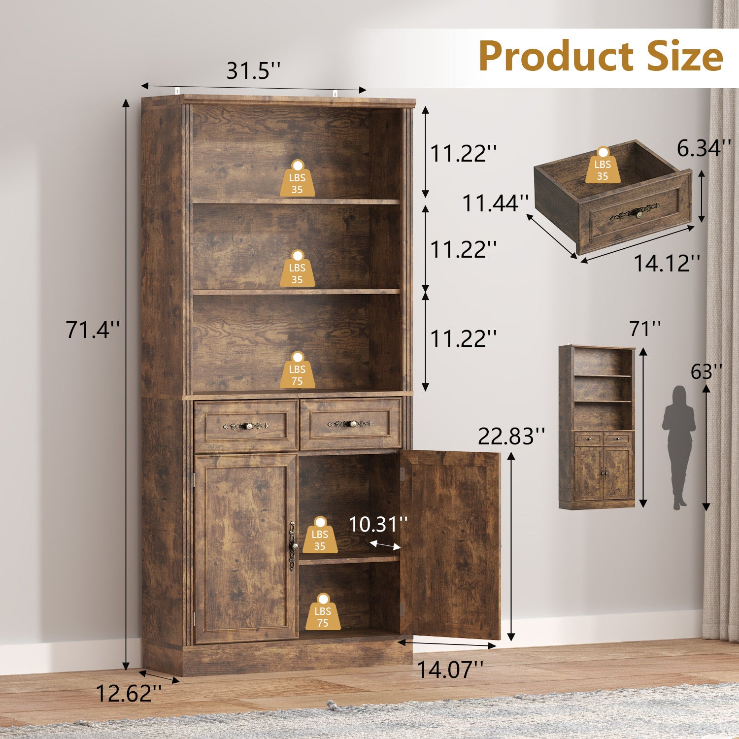 Ashford Bookcase
