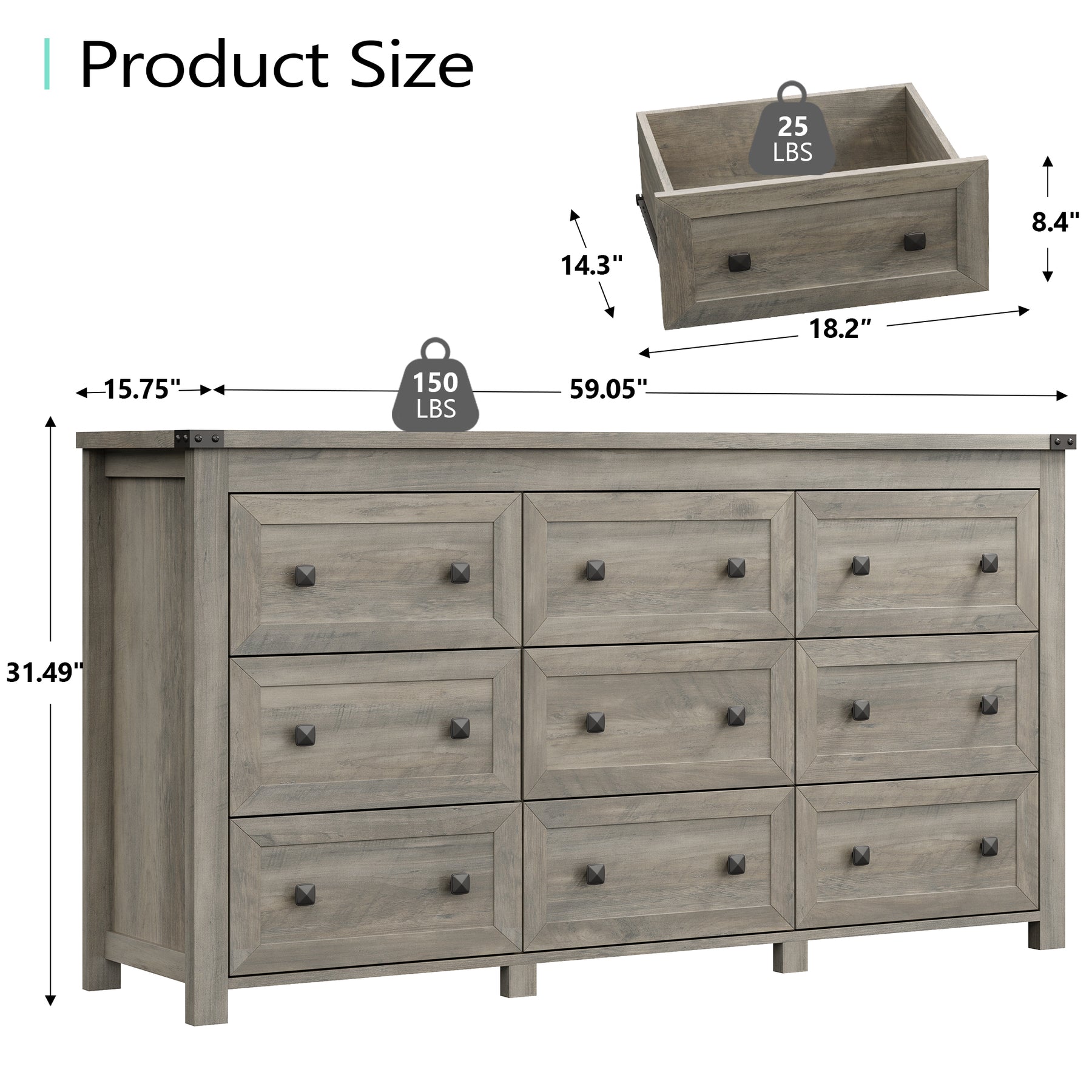 Ashford 9-Dresser