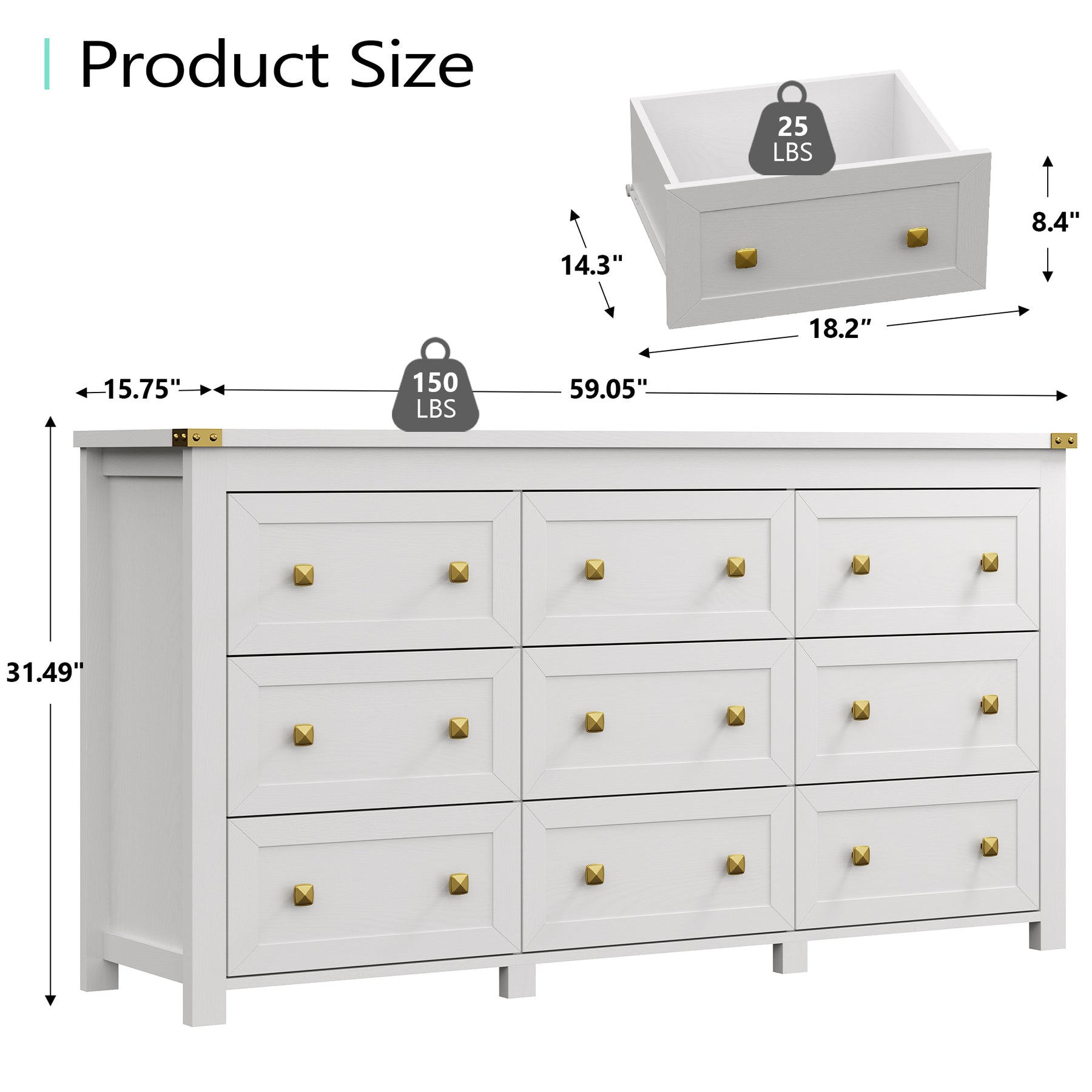 Ashford 9-Dresser