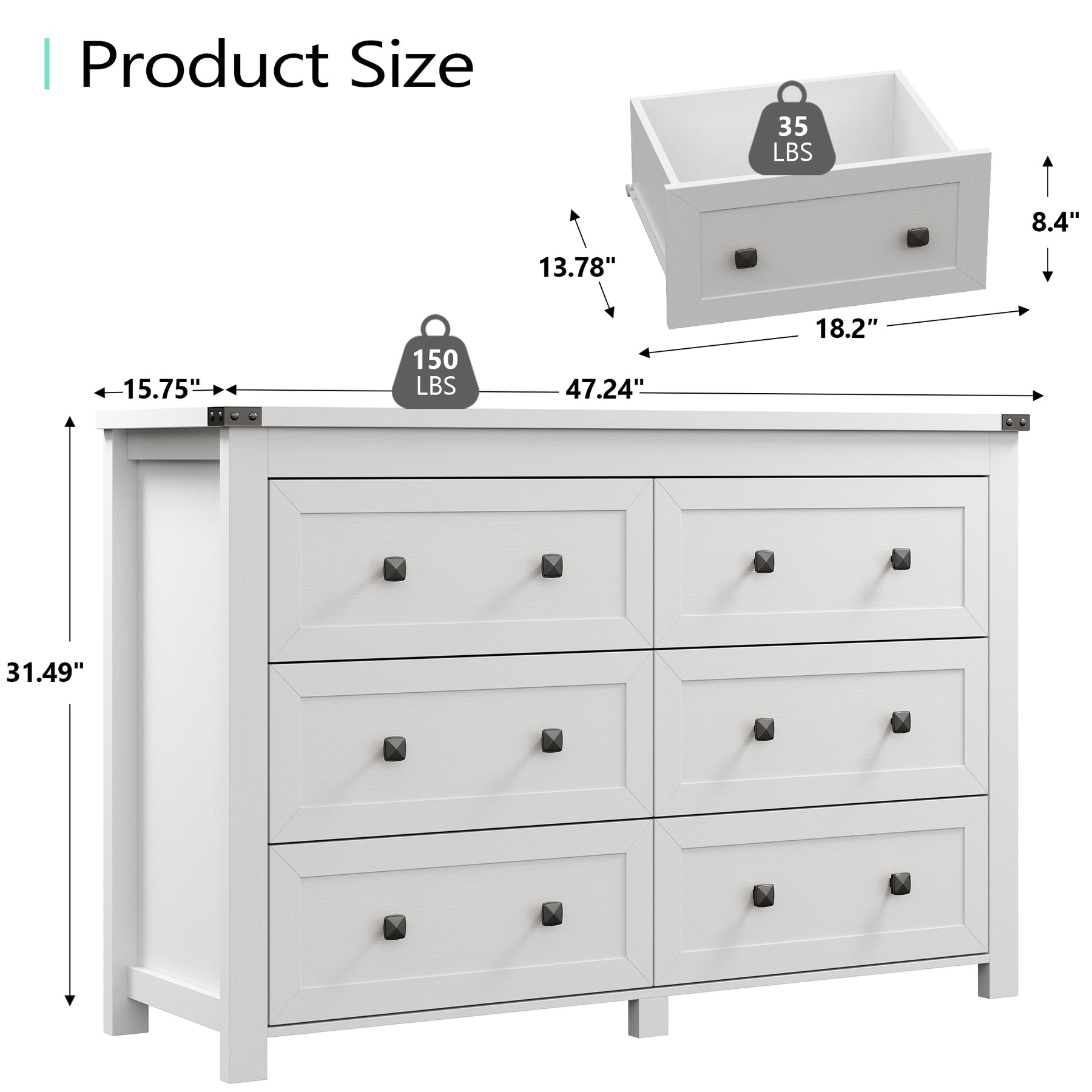 Ashford 6-Dresser