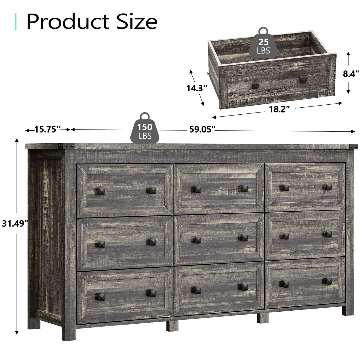 Ashford 9-Dresser