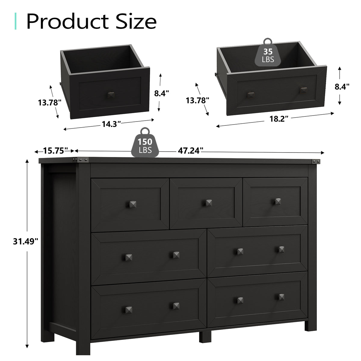 Ashford 7-Dresser
