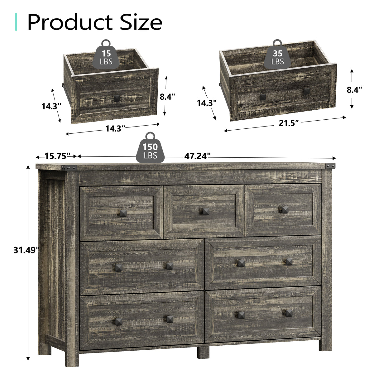 Ashford 7-Dresser