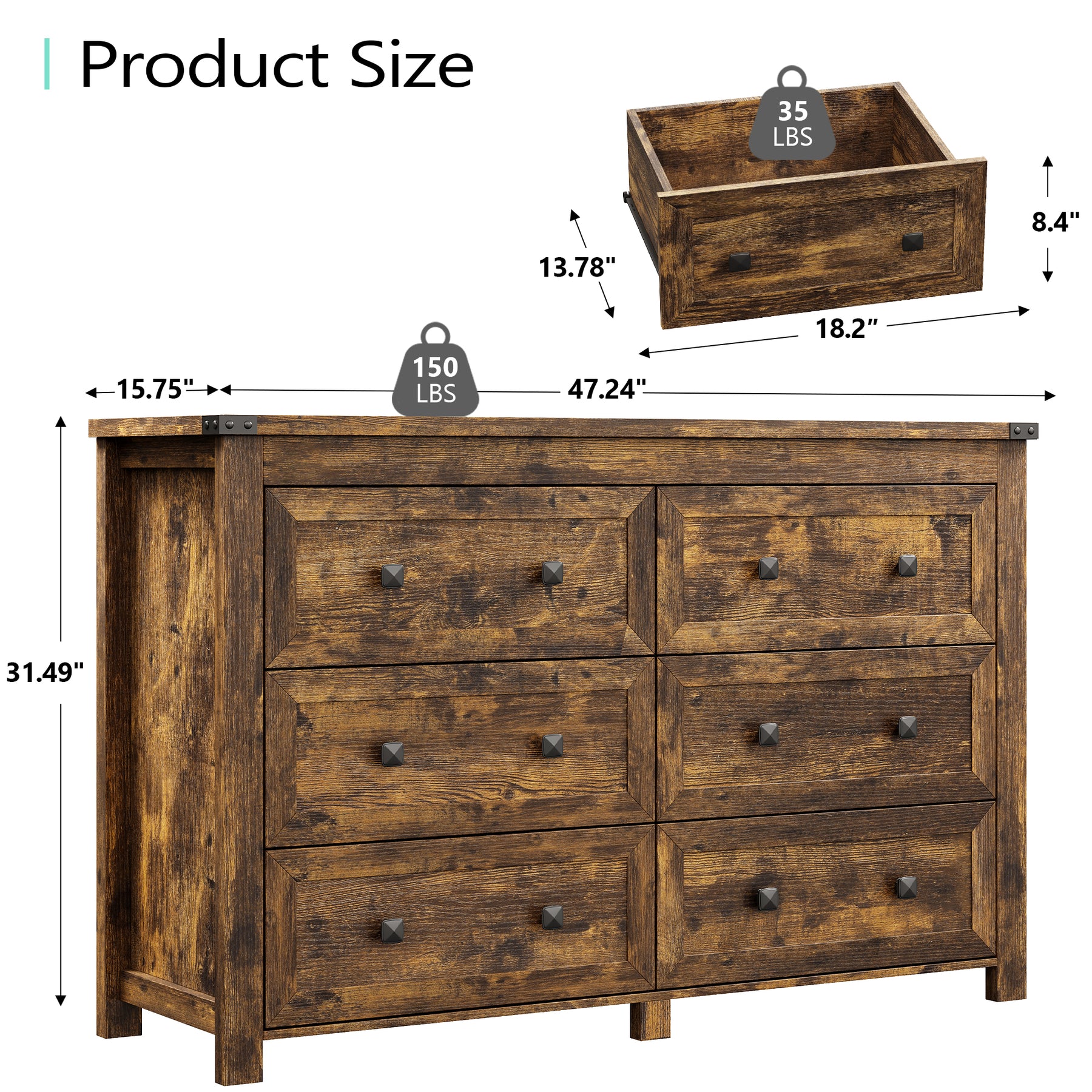 Ashford 6-Dresser