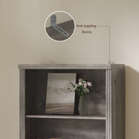 Tall Bookshelf, 6-Tier Bookcase