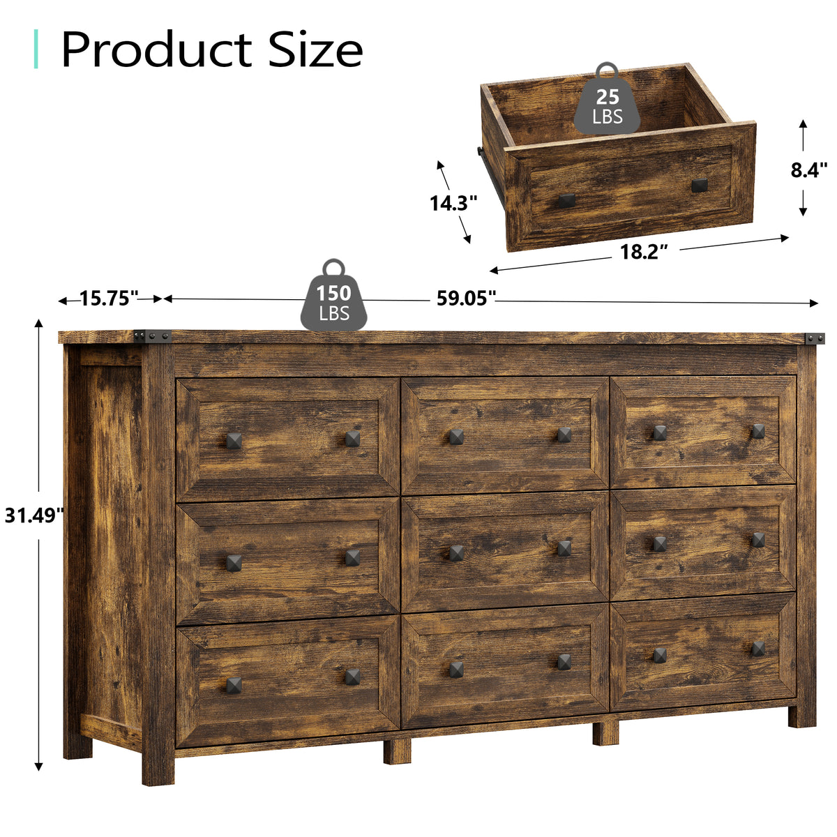 Ashford 9-Dresser