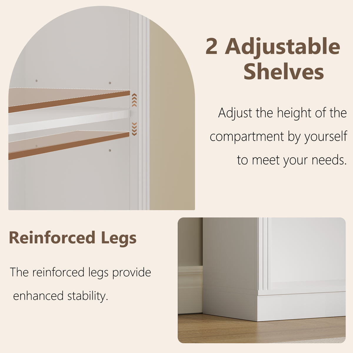 Tall Bookshelf, 6-Tier Bookcase