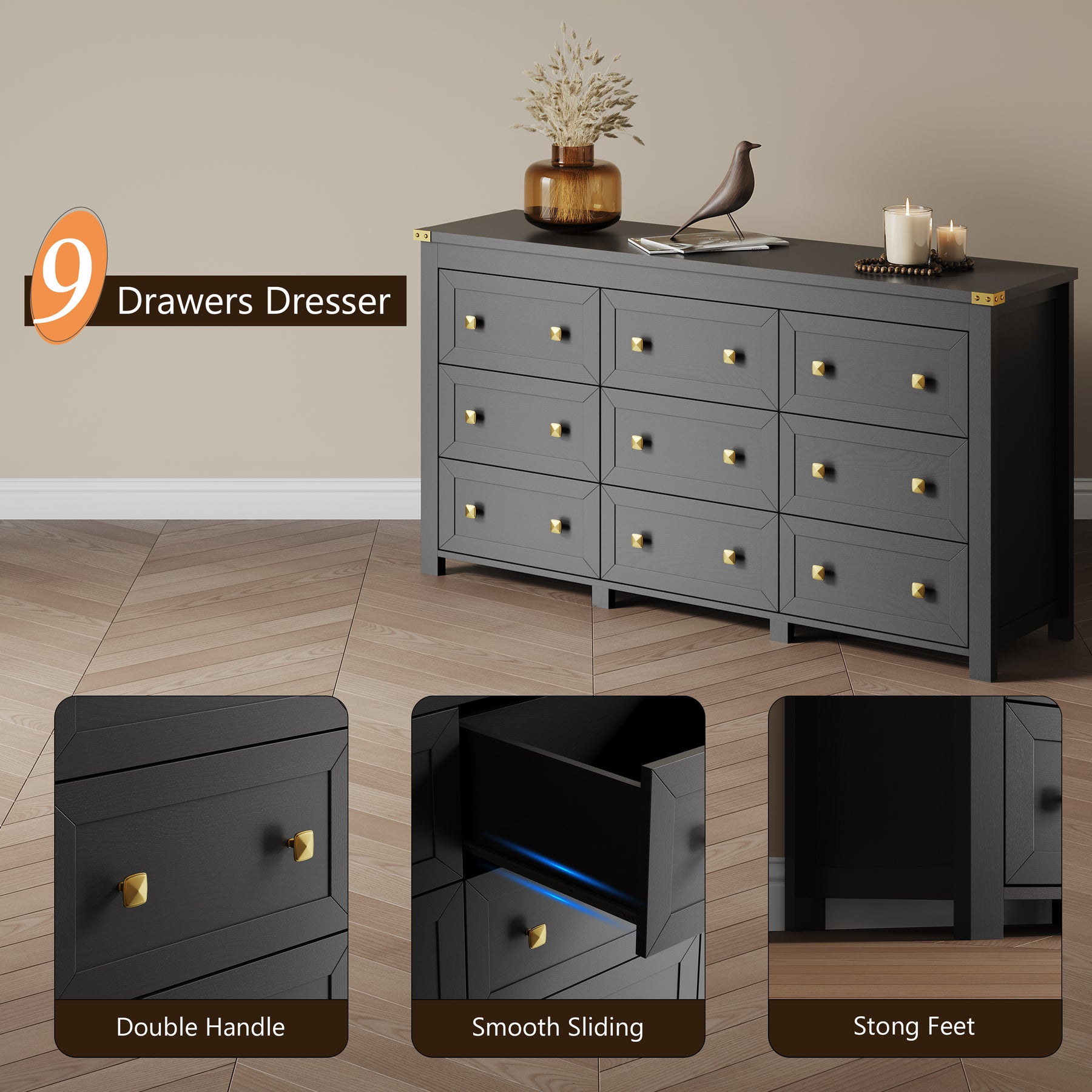 Ashford 9-Dresser