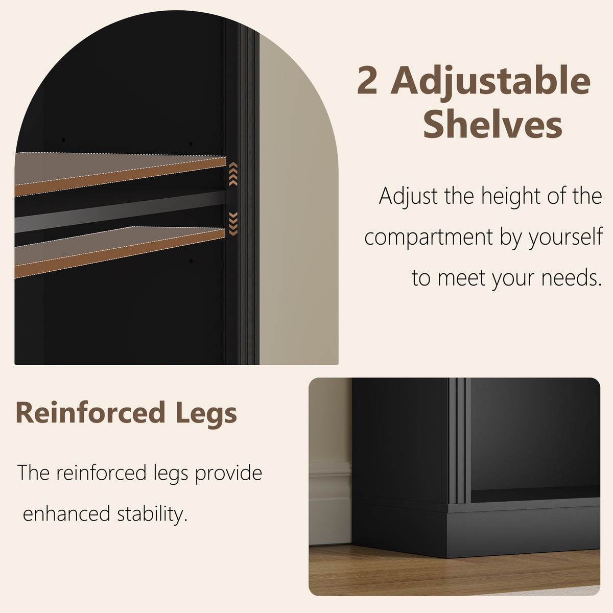 Tall Bookshelf, 6-Tier Bookcase