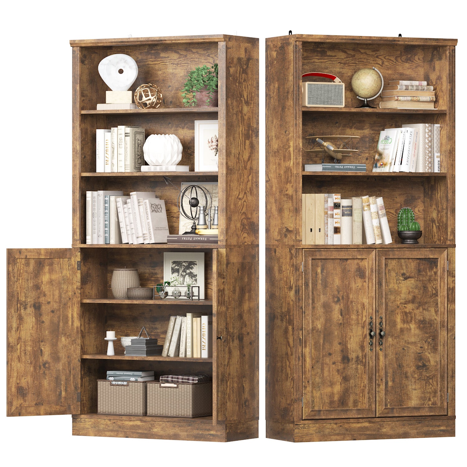 Marlowe 72'' Tall Bookcase with Doors