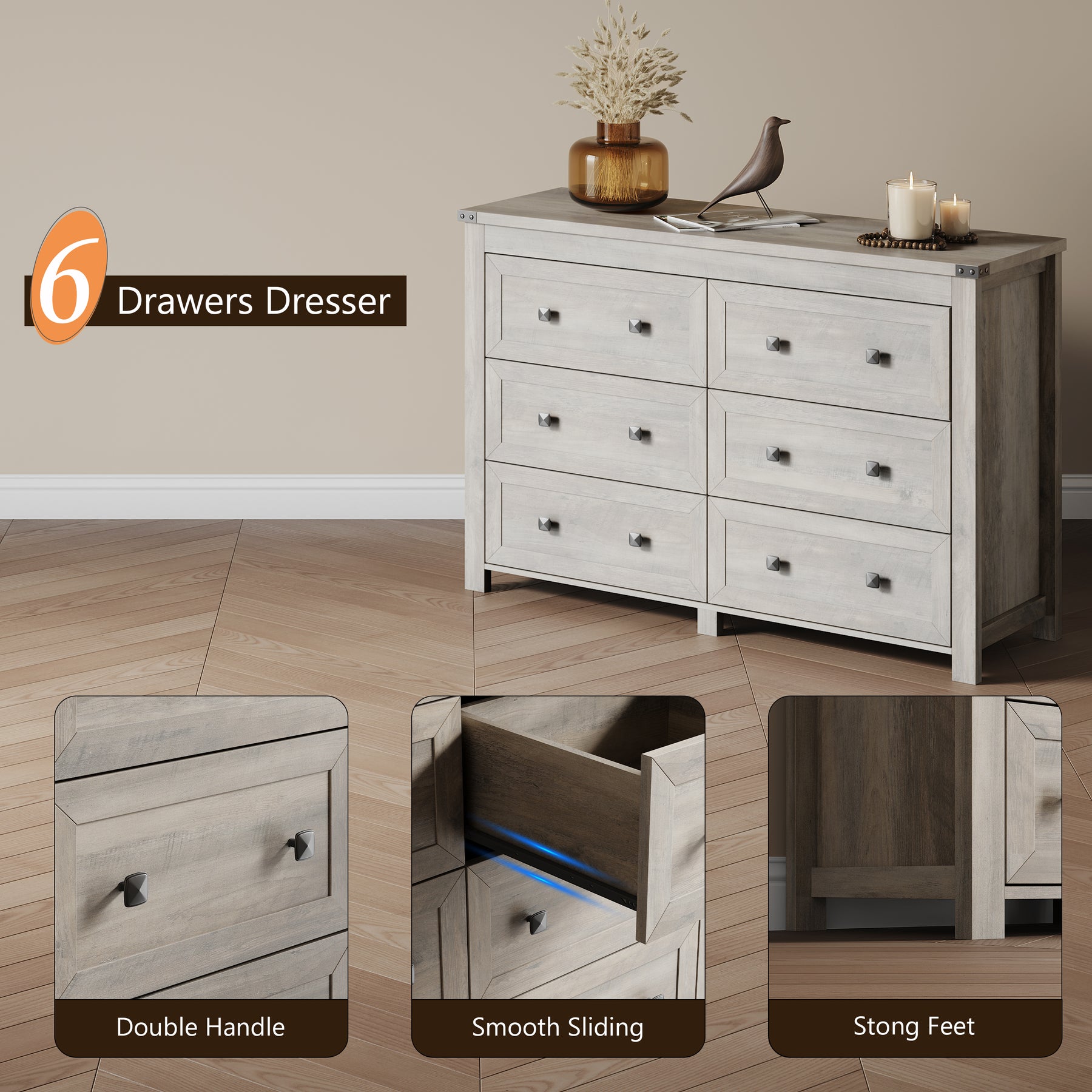 Ashford 6-Dresser