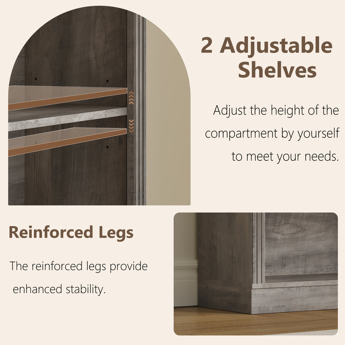 Tall Bookshelf, 6-Tier Bookcase