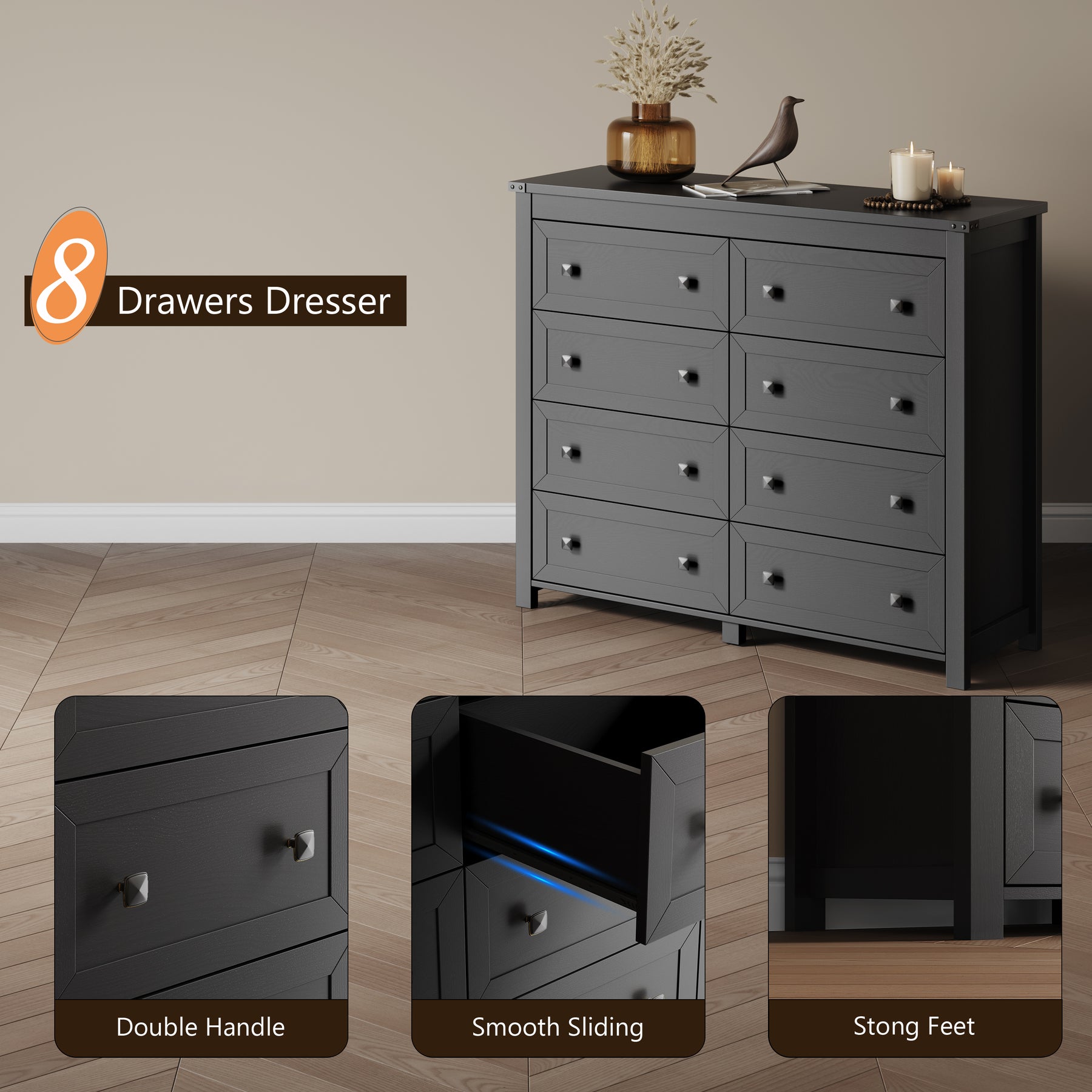 Ashford Tall 8-Dresser