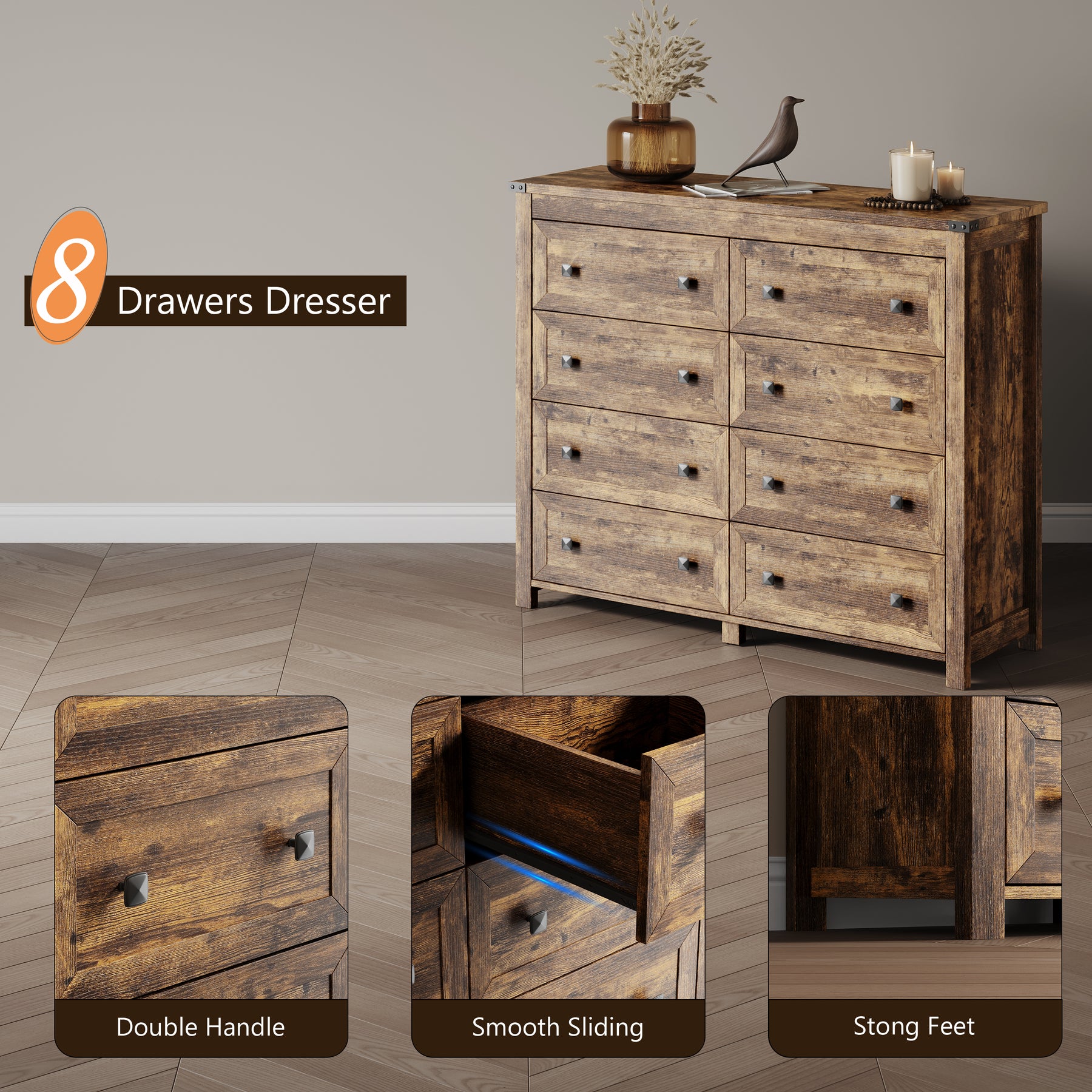 Ashford Tall 8-Dresser
