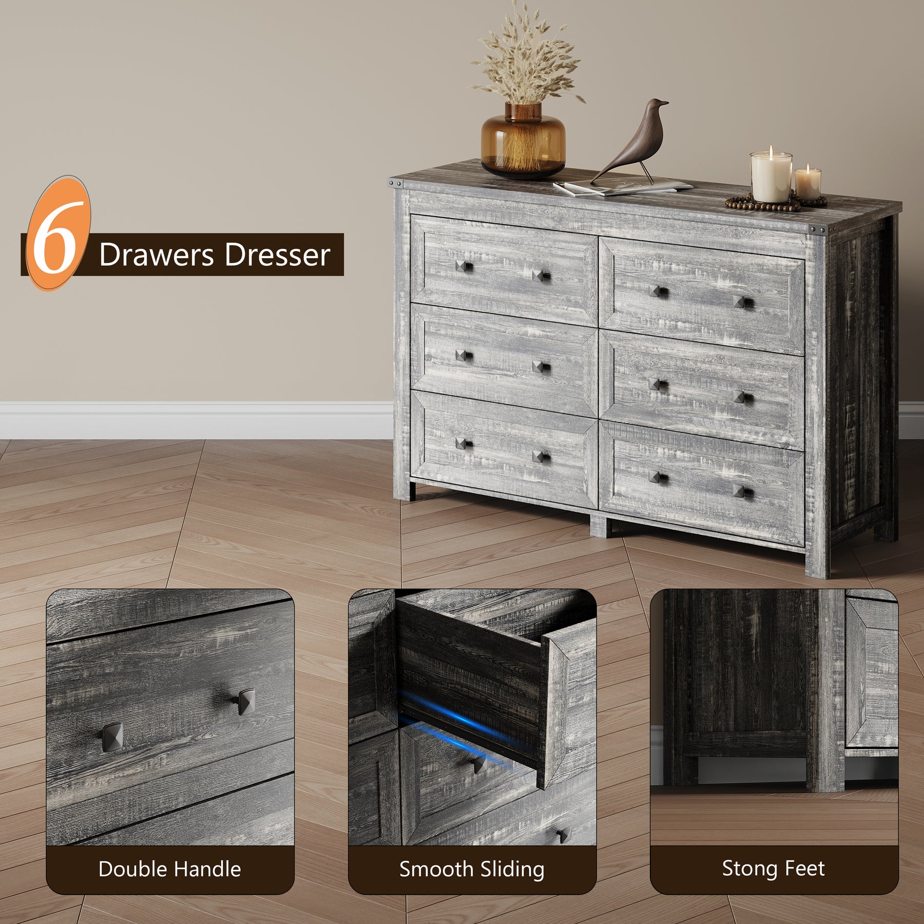Ashford 6-Dresser