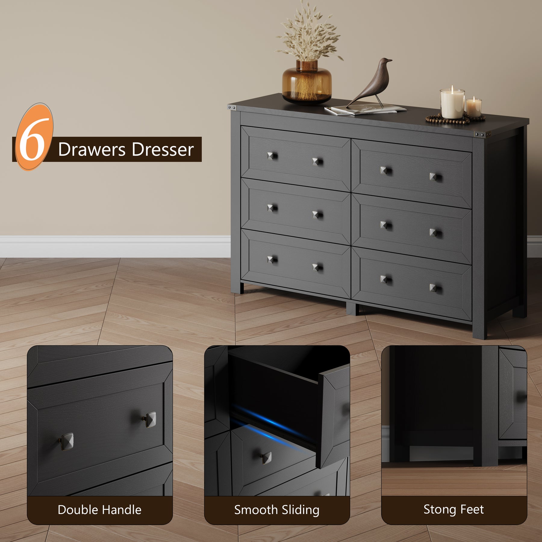 Ashford 6-Dresser