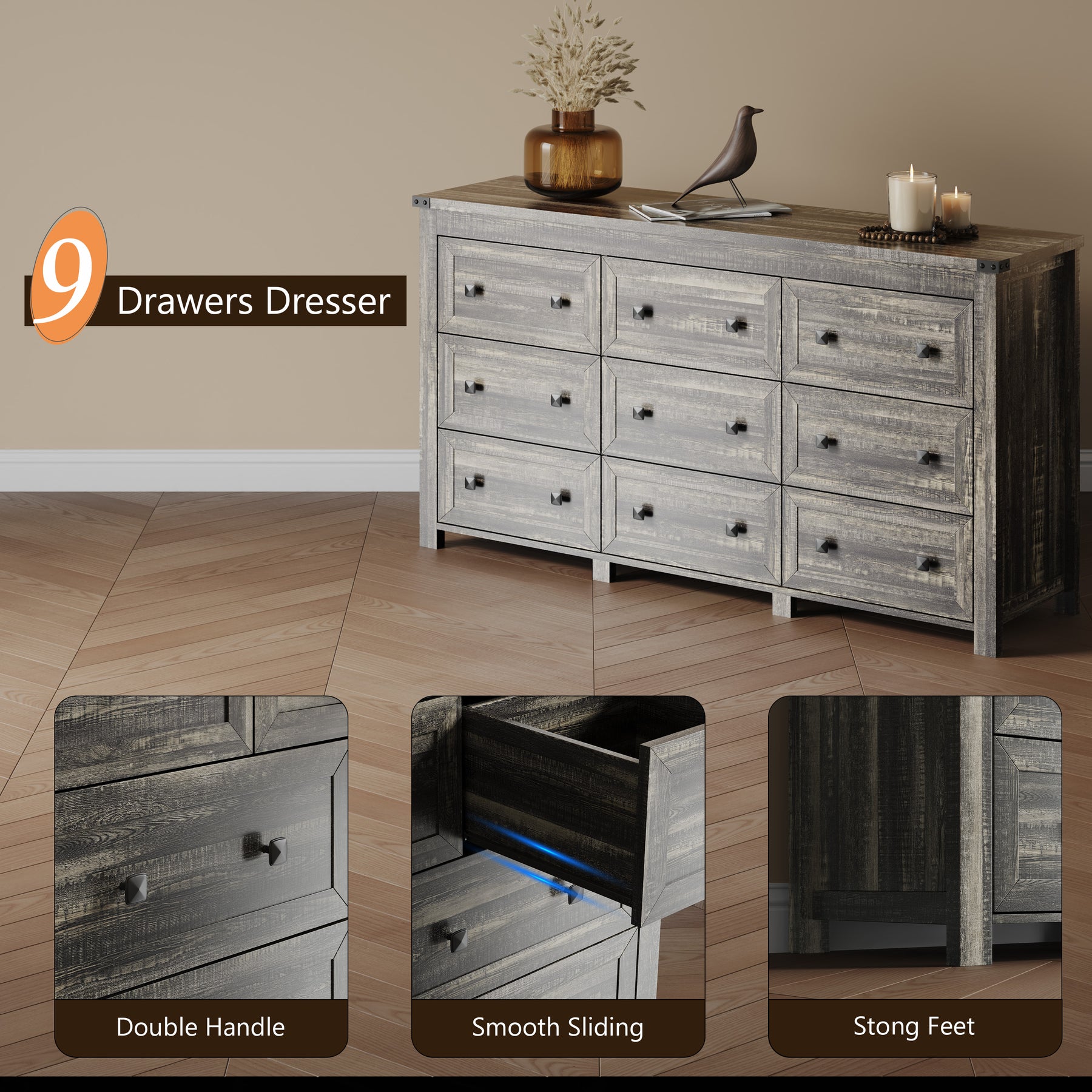 Ashford 9-Dresser