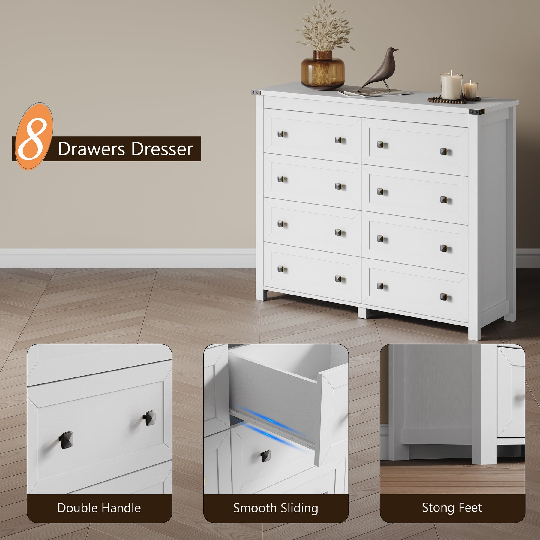 Ashford Tall 8-Dresser
